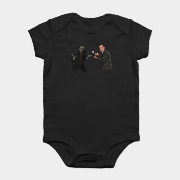 Frankenstein & Hanks Waste a Minute of Our Time Baby Bodysuit by 51Deesigns